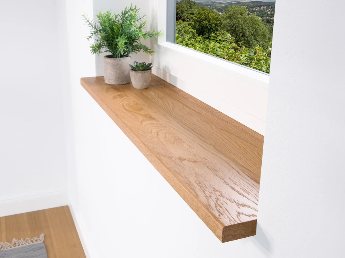 Fensterbank Eiche auf Maß günstig online kaufen Fensterbank Meyer