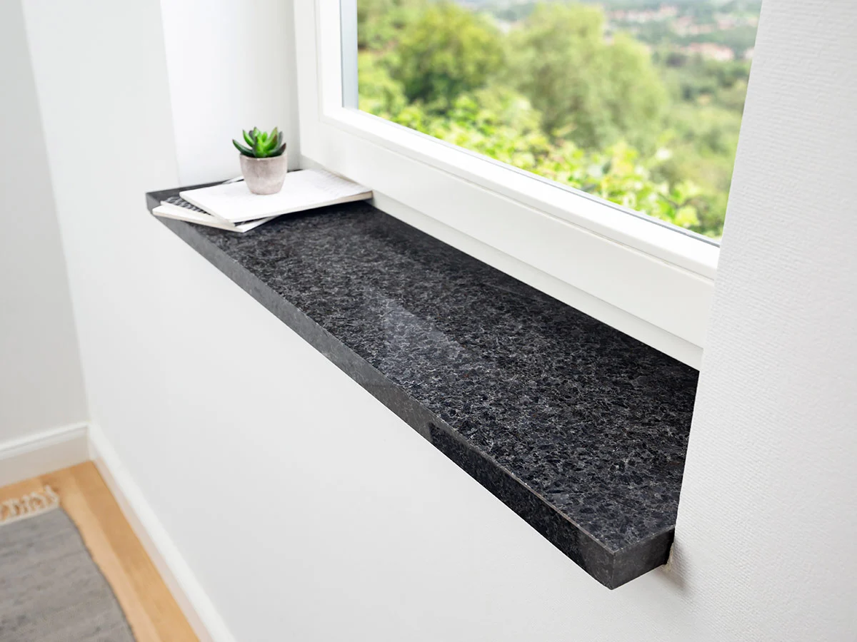 Fensterbank Marmor - Black Antracite