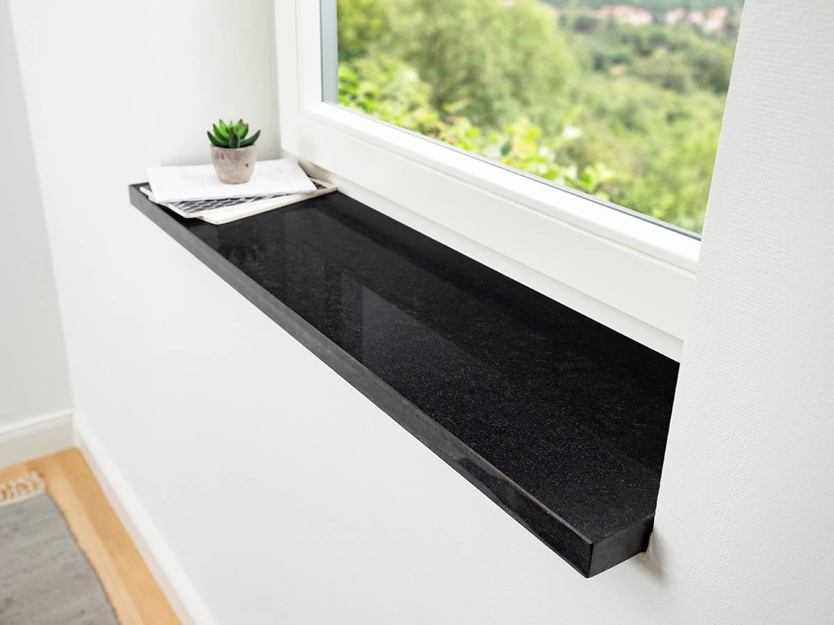 Fensterbank Marmor - Absolute Black